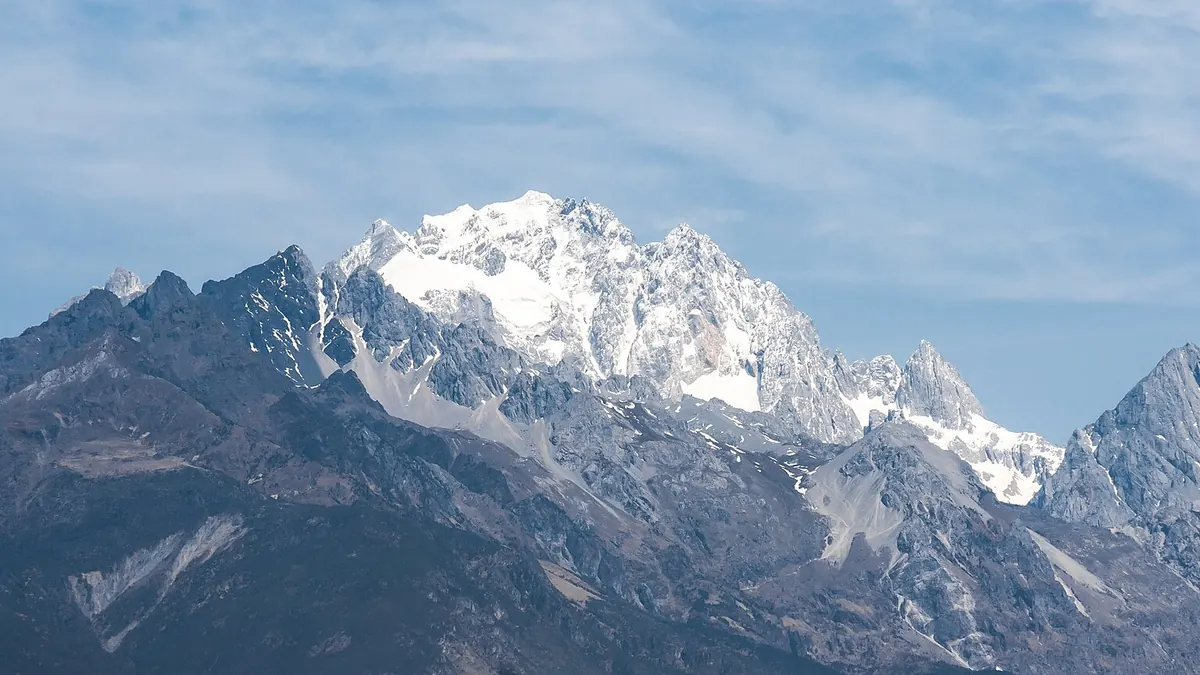 Jade Dragon Snow Mountain seen from Lijiang